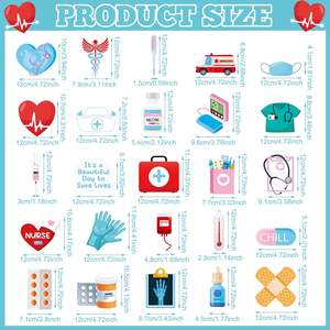 מותאם אישית רפואית מקרר נושא מגנטים מתנה מקרר קישוט מגנטים - Product Image 2