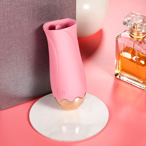 Amore rosa succhiare il sesso vibratore forma di rosa Clit succhiare le donne giocattoli di aspirazione vibratori lingua stimolatore capezzolo massaggiatore per le femmine - Product Image 4