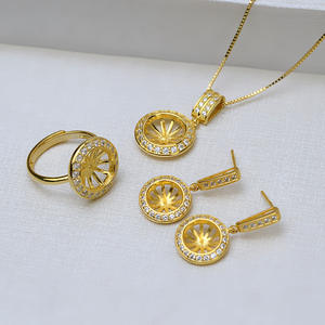 Ensemble d'accessoires vintage en argent S925 pour la création de bijoux DIY, mode féminine, avec bague sertie de diamants 1258, pendentif pour boucles d'oreilles et support de perle vide - Product Image 1