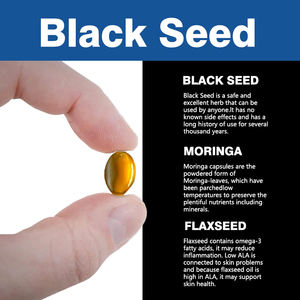 Suplemen minyak <span class=keywords><strong>Moringa</strong></span> organik harga rendah meningkatkan kesehatan kardiovaskular dan mendukung gel lembut minyak biji hitam Jantung sehat - Product Image 6