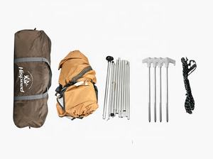 Tente de <span class=keywords><strong>camping</strong></span> HISPEED imperméable Wind Valley Pyramid pour <span class=keywords><strong>3</strong></span>-4 personnes, épaissie, pour la randonnée, les voyages en plein air, quatre saisons, montage rapide et automatique - Product Image 2