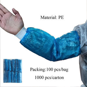 Plastik OEM Tahan Debu Sekali Pakai Warna Disesuaikan PE Atas Lengan Penutup Lengan PE Penutup Lengan Sekali Pakai - Product Image 3