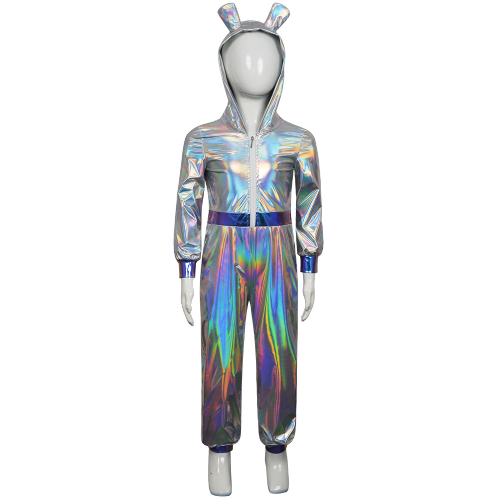 traje de rana-blanco