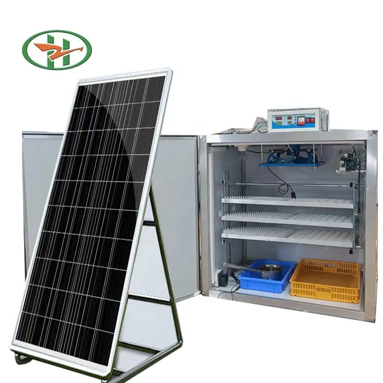 hot sale fully automatic 528 egg Incubators with Solar for farm factory price