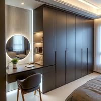 Armoire de chambre modulaire sur mesure pour villa de luxe et appartement moderne - Service de conception personnalisée, Fournisseur direct d'usine, Production OEM