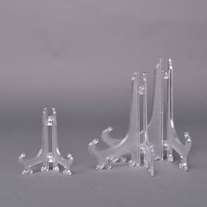 Artliving Clear <strong>Plastic</strong> Easels or Stand Plate Holders to Display Pictures or Other <strong>Items</strong> Wedding Home <strong>Decoration</strong> Birthday Table - Product Image 2
