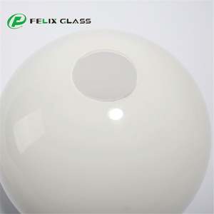 Cúpula de Vidrio Blanco Ópalo de Tamaño Personalizado, Pantalla de Vidrio para Lámpara de Techo, Lámpara Colgante de Interior - Product Image 4