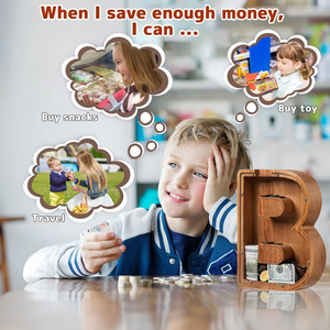 Alfabeto di grandi dimensioni in legno salvadanaio scatola di risparmio di denaro iniziale <span class=keywords><strong>B</strong></span> salvadanaio <span class=keywords><strong>per</strong></span> i bambini con il modello di numero di moneta <span class=keywords><strong>banca</strong></span> <span class=keywords><strong>per</strong></span> la conservazione - Product Image 5