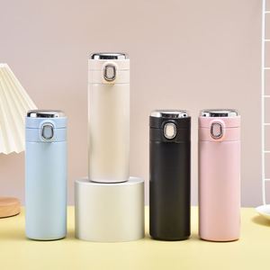 WSY596 Promotion Corporate Activity Business Gift LED Temperature Display Double-Layer Vacuum Insulation Cup Custom Logo <b>Printed</b> - Product Image 3