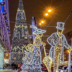 Lampu Motif besar Natal luar ruangan kustom untuk dekorasi Natal jalanan - Product Image 1