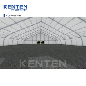 Tienda de aluminio para eventos, carpa de gran tamaño con estructura de almacén, curvo, transparente, personalizada de fábrica, alta calidad - Product Image 5