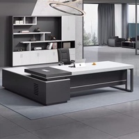 Moderne Photos Utilisées Bureau noir bureau exécutif Table De Bureau design (SZ-ODB16)