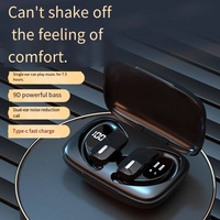 Écouteurs TWS T17 à succès avec puce JL, Bluetooth 5.3, ANC, crochets d'oreille, affichage numérique, longue autonomie pour le sport