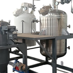 Nhà máy trực tiếp cung cấp đầy đủ-Tự động dầu ăn Refiner Dây chuyền sản xuất tinh chế dầu ô liu tự động 500 kg/giờ quy mô nhỏ - Product Image 1