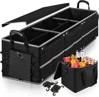 Складной органайзер багажника для автомобиля с съемной сумкой-холодильником
