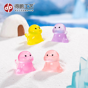 Miniature Cartoon Sea Lion Figurines Resin Multi Color Desktop Decorations Living Room <b>Ornaments</b> <b>Easter</b> Gift - Product Image 4