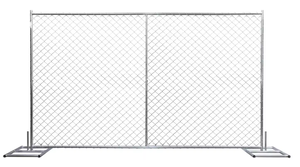 Clôture temporaire robuste de 6 pieds x 10 pieds avec base, installation facile pour le marché américain - Product Image 5