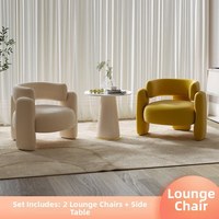 Fauteuil de réception moderne de luxe léger, ensemble de canapés style crème pour hôtel, salon, chambre, villa - Cadre en bois écologique