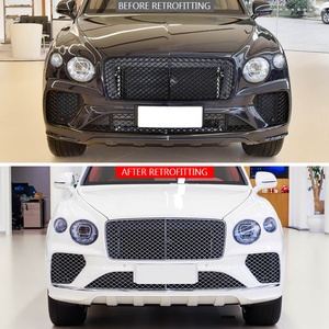 Rejilla de malla plateada para parachoques delantero de coche 2021-2025, rejilla de ventilación para Bentley Bentayga - Product Image 2