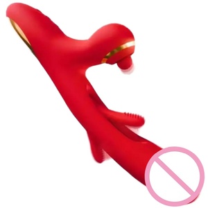 Masturbateur féminin de haute qualité et très populaire avec fonctions de tapotement, de succion, de vibration et de stimulation par léchage de langue - Product Image 1