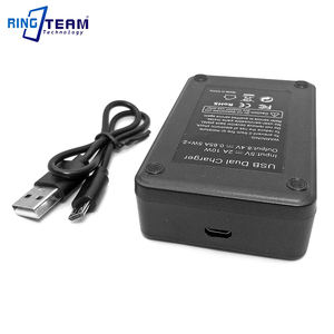 <span class=keywords><strong>X</strong></span> A1 A2 A3 E1 E2 E2S M1 Pro1 Pro2 T1 IR T2 T10 FinePix HS30 HS33 HS35 HS50 EXR caméra NP-W126 double USB chargeur LCD pour <span class=keywords><strong>Fujifilm</strong></span> - Product Image 5