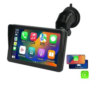 PND 7-inch xách tay không dây Carplay & Android Auto <span class=keywords><strong>GPS</strong></span> Navigator với điều khiển từ xa màn hình cảm ứng cho MP3/MP4 Máy nghe nhạc - Product Image 1