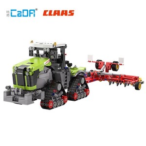 Cada Claas Tractor Building Block Model 800+ Pieces For Ages <b>8</b>-13 Years Engineering Vehicle Assembly Toy - Product Image 5
