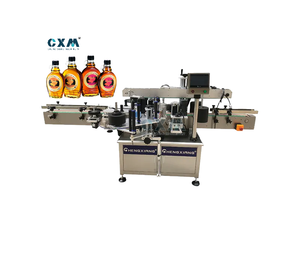 Máquina Etiquetadora Automática Eléctrica con Control PLC para Botellas, Latas y Cajas de Cartón, Etiquetado Frontal y Trasero - Product Image 1