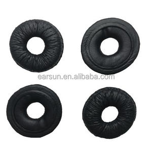 Almohadillas de repuesto para oreja de rana, fundas de cojines para Plan Tronics Leatherette <span class=keywords><strong>Savi</strong></span> 710 720 410 420 CS520 SupraPlus, auriculares inalámbricos - Product Image 6
