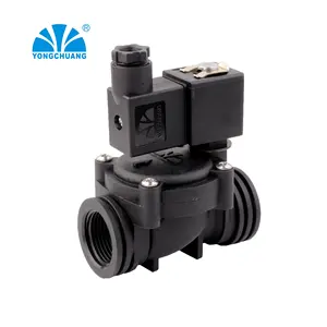 Yongchuang YCD41 Food Class Nylon Plastic 1/2' 3/4' Solenoid Valve 24v For Water Hotwater