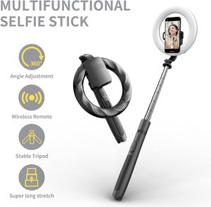 Trépied 3-en-1 avec support de téléphone et télécommande sans fil pour vidéo en direct Q05s SelfieSticks - Product Image 4