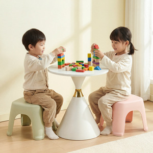 Kids <b>Plastic</b> <b>Stool</b> Small Chair For Living Room Bedroom Outdoor School Use - Product Image 1