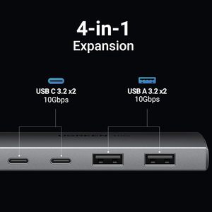 UGREEN USB Cハブ10Gbps、4ポートUSB 3.2ハブ2 USB-C 3.2および2 USB-A 3.2、MacBook用USBポートエクステンダー - Product Image 2