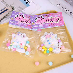 New Lying Cute Cat Squishy Toy - TPR - Super Soft - for Stress Relief Creative Gift <b>Fun</b> and Relaxation for All Ages - Product Image 4