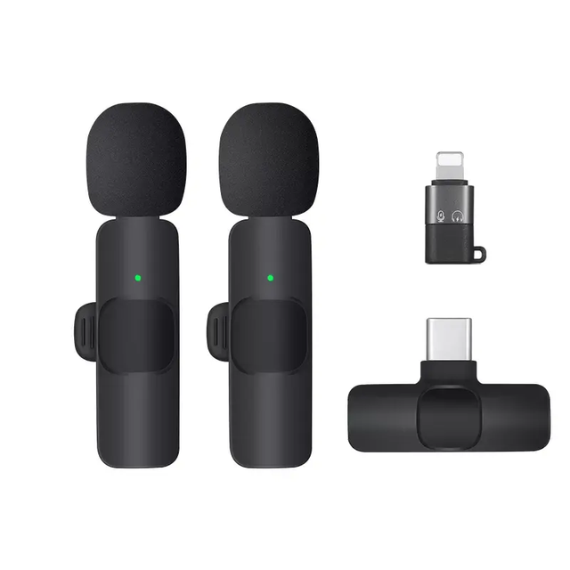 Hot Selling Wireless Mini Microphone Lavalier Microphone with Type-C Interface for Video Recording