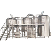 Projet clé en main d'une brasserie complète, équipement de brassage de bière artisanale, machine à brasser la bière 2500L