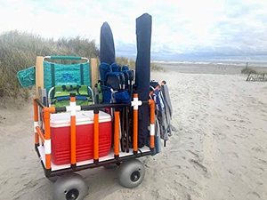 Ruedas de globo para Kayak, carrito de arena, gran Buggy de playa, neumáticos inflables - Product Image 3