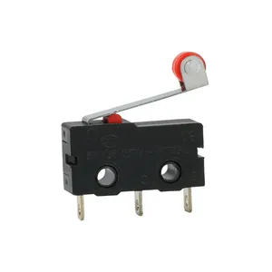 Microinterruptores elétricos de ação instantânea em miniatura HM MS série com alavanca 1A