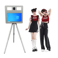 Cabine photo miroir mince avec accessoires accessoires gratuits cabine photo miroir de mariage 2023