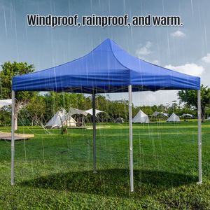Auvent de tente d'extérieur pour le camping, imperméable, résistant à l'usure, résistant aux UV, auvent amovible, tissu supérieur de tente - Product Image 4