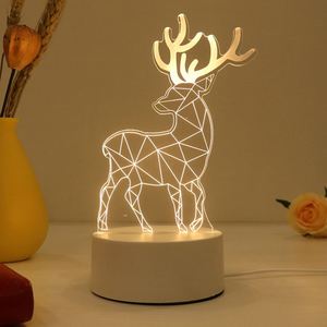Luz de noche acrílica para niños, base de luz de noche, regalo de cumpleaños - Product Image 4