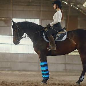 Bota de Hielo para Caballos, Envolturas de Hielo para Lesiones Equinas, Bota de Hielo Reutilizable para Patas de Caballo con Correas Flexibles - Product Image 6