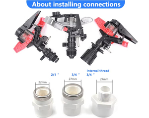 New Fashion Durable Agriculture Lawn G1/2" <strong>Micro</strong> <strong>Sprinkler</strong> Butterfly <strong>Sprinkler</strong> for <strong>Irrigation</strong> System - Product Image 3