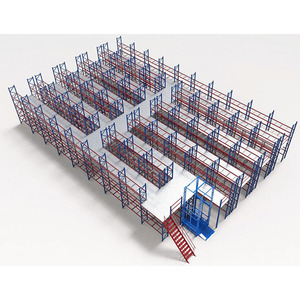 Structural Steel Rack Support Mezzanine System Integrated <b>Storage</b> Platform for Heavy Duty Fitness & Sports Equipment - Product Image 1