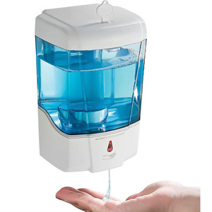 Distributeur automatique de savon liquide, 600 Ml, capteur infrarouge mural, distributeur de savon liquide électrique pour cuisine et salle de bains - Product Image 1