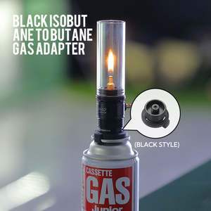 屋外ブタンガスカートリッジアダプターステンレス鋼屋外ガスタンクキャニスター充填ブタンガスカートリッジアダプター - Product Image 4