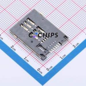 C7049-02 SIM Card Connector SMD Connector ( Card Connection Type: Self-Return Type ) - Product Image 2