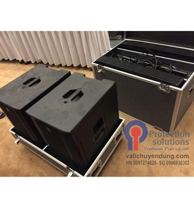 Musical Instrument Flight Case with 4 Smooth <b>Rolling</b> Wheels and Plywood <b>Box</b> for Professional Audio Mixer Storage - Product Image 1