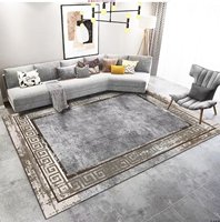 Tapis sur mesure, design moderne, tapis d'appoint en velours cristal pour salon