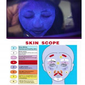 Haut Analyse UV Analysator Gesichts Haut Prüfung Prüfung Vergrößerungs Analyzer Lampe Maschine mit Schutzhülle und Gesicht Drapieren - Product Image 4